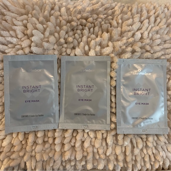 SkinMedica Skincare Skinmedica Instant Bright Eye Masks 3x Packets